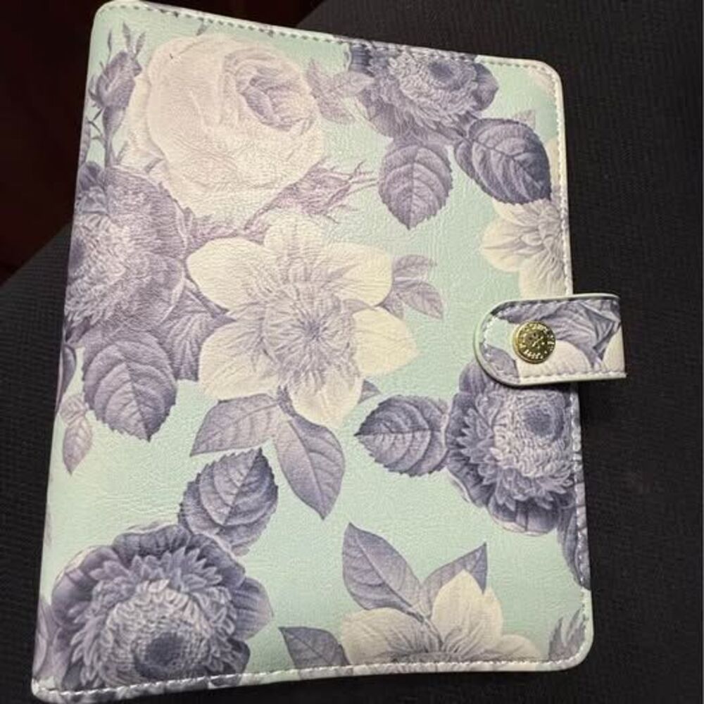 Simple Stories Carpe Diem Mint Vintage Floral Personal Planner